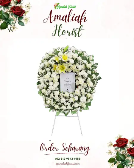 Krans Bunga Duka Simbaringin